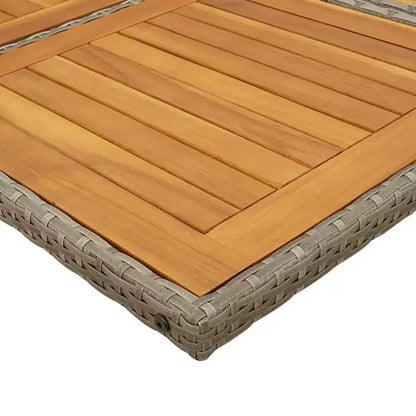 Salon de jardin 11 pièces avec coussins Mobilier d'extérieur de jardin Gris rotin synthétique – Sanzelize Design
