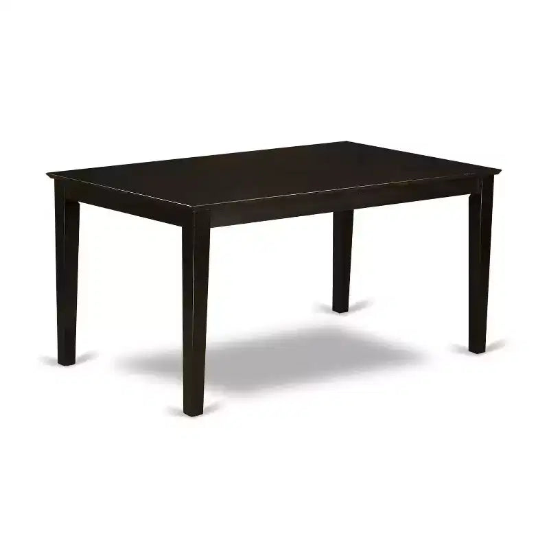 Ensemble Table et Chaises de Salle à Manger - Élégance Éclectique Bois Massif Fini Cappuccino – Sanzelize Design