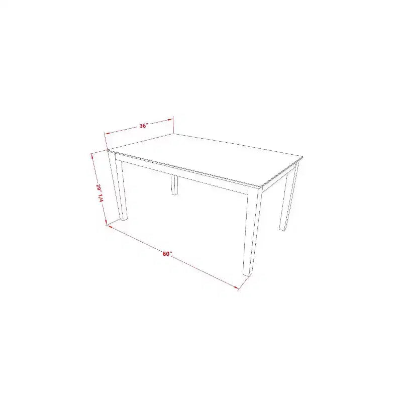 Ensemble Table et Chaises de Salle à Manger - Élégance Éclectique Bois Massif Fini Cappuccino – Sanzelize Design