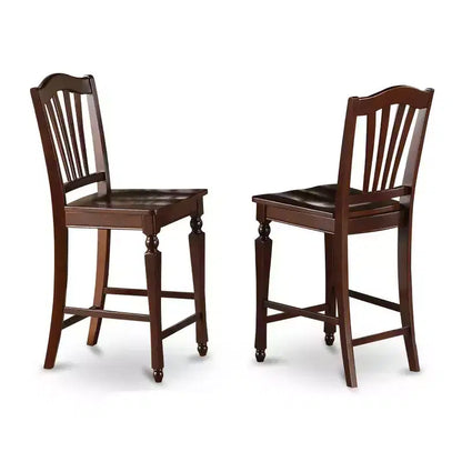 Ensemble Table de bar et Chaises de cuisine modernes - Table carrée de 91 cm avec 4 tabourets – Sanzelize Design