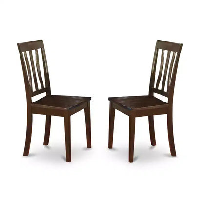 Ensemble de salle à manger 6 pièces – Table rectangulaire et 4 chaises avec banc – Fini cappuccino – Table 137/168 cm – Sanzelize Design