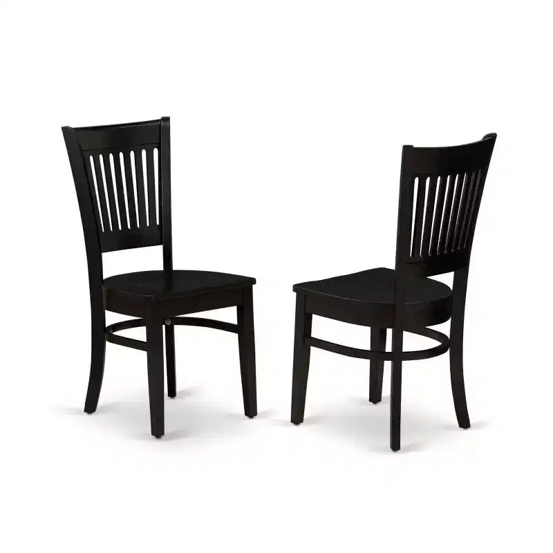 Ensemble de salle à manger moderne 3 pièces avec 2 chaises - Table et chaises de cuisine blanc lin – Sanzelize Design