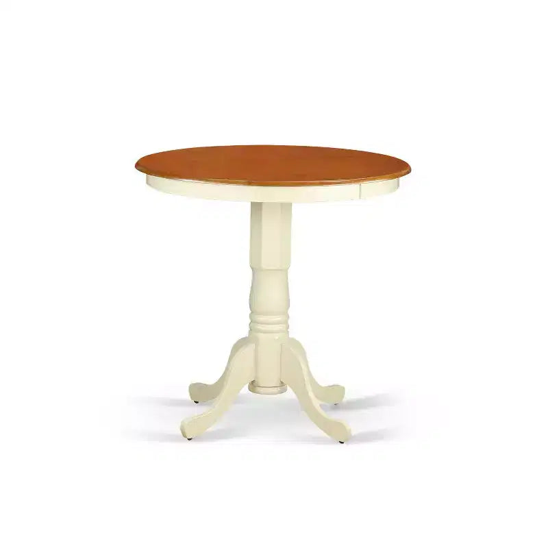 Ensemble de salle à manger glamour à hauteur de comptoir - Table de cuisine moderne et 5 chaises – Sanzelize Design