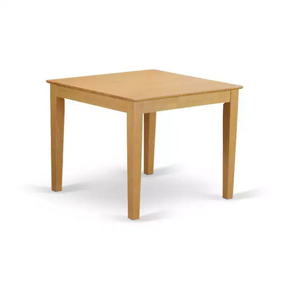 Ensemble Table et Chaises Mid-Century - Ensemble repas 3 pièces - Finition chêne - Table carrée 91 cm – Sanzelize Design