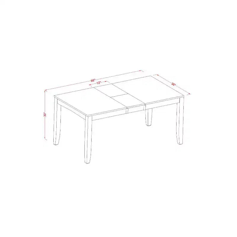 Ensemble de salle à manger rustique - Table avec rallonge et chaises - Ensemble de cuisine de style ferme – Sanzelize Design
