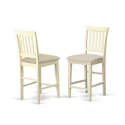 Ensemble table et tabourets de bar 3 pièces – Table à manger carrée et tabourets modernes – Sanzelize Design
