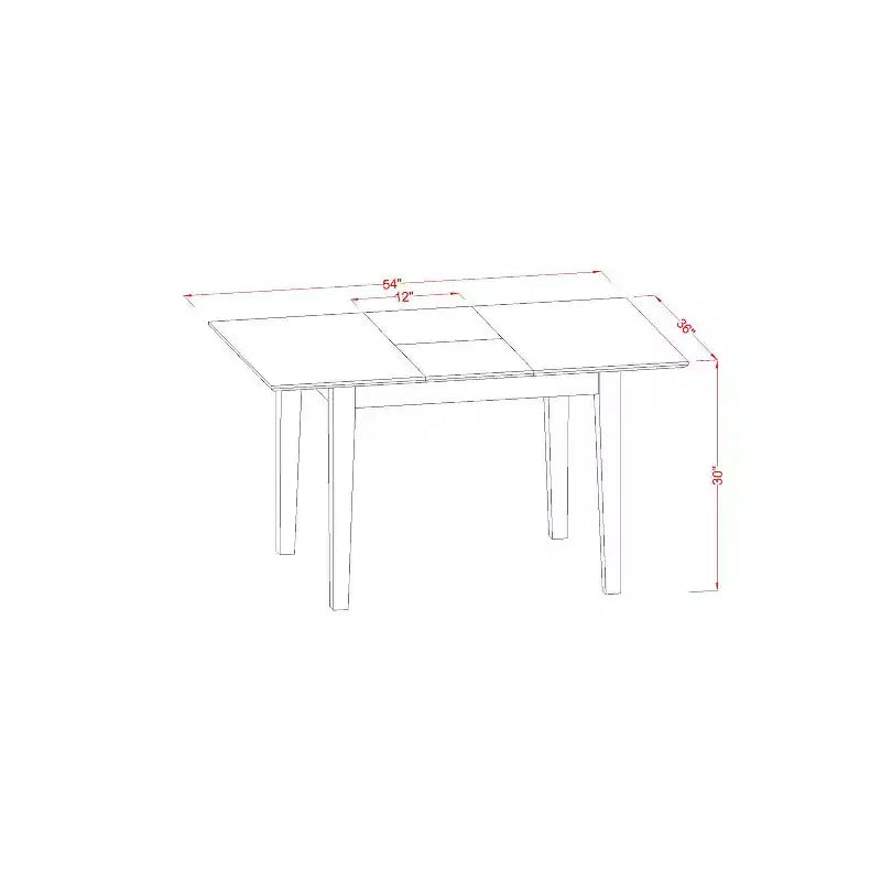 Ensemble de table de cuisine – Table à manger avec chaises, Ensemble de salle à manger moderne – Sanzelize Design