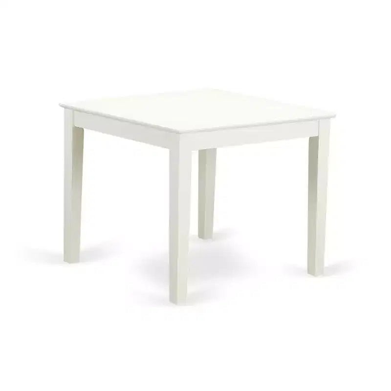 Ensemble repas 5 pièces moderne - Table carrée et 4 chaises - Tissu beige clair – Sanzelize Design