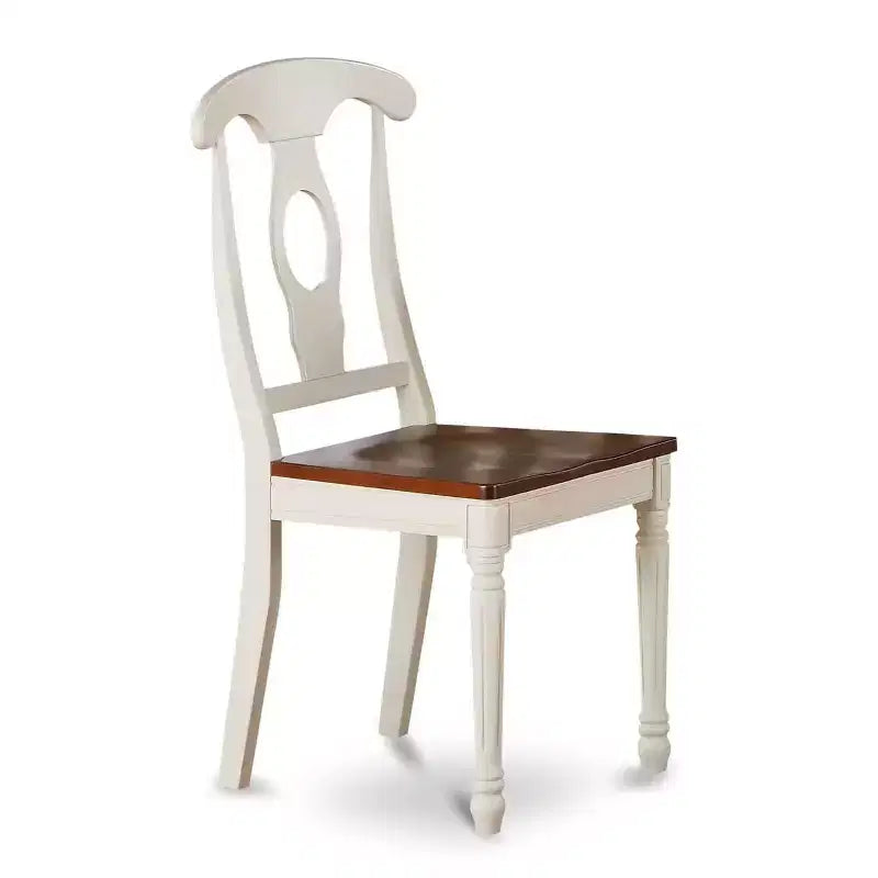 Ensemble de salle à manger 5 pièces table et chaises - Table rectangulaire en bois avec rallonge papillon – Sanzelize Design