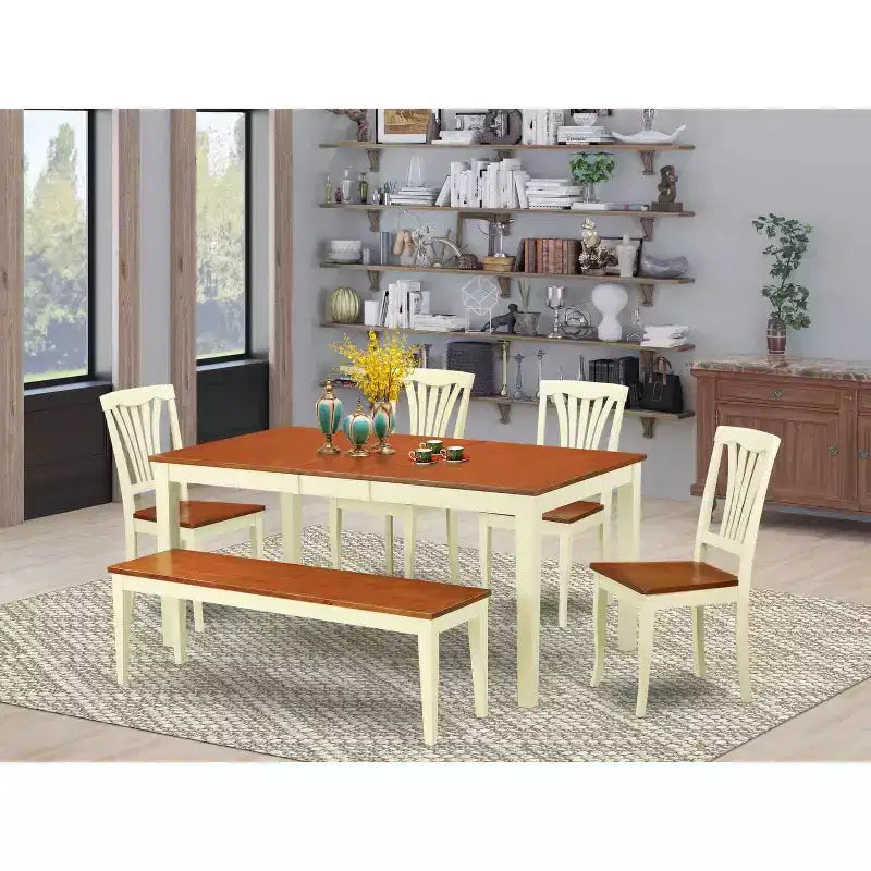 Ensemble de table à manger rétro - Table et chaises de cuisine - Style Renaissance – Sanzelize Design