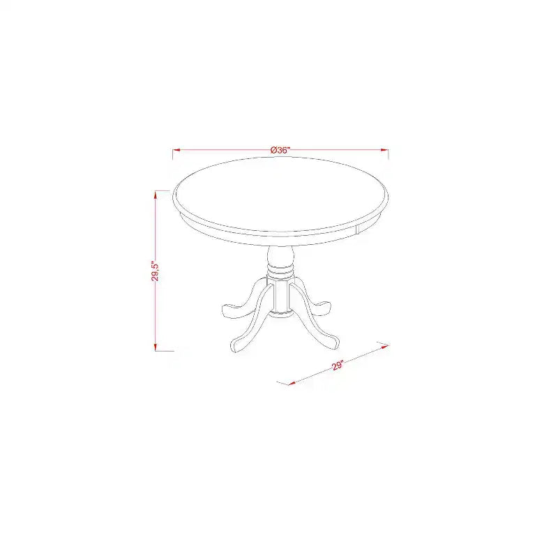 Ensemble table de cuisine ronde avec chaises - Table et chaises de salle à manger modernes – Sanzelize Design