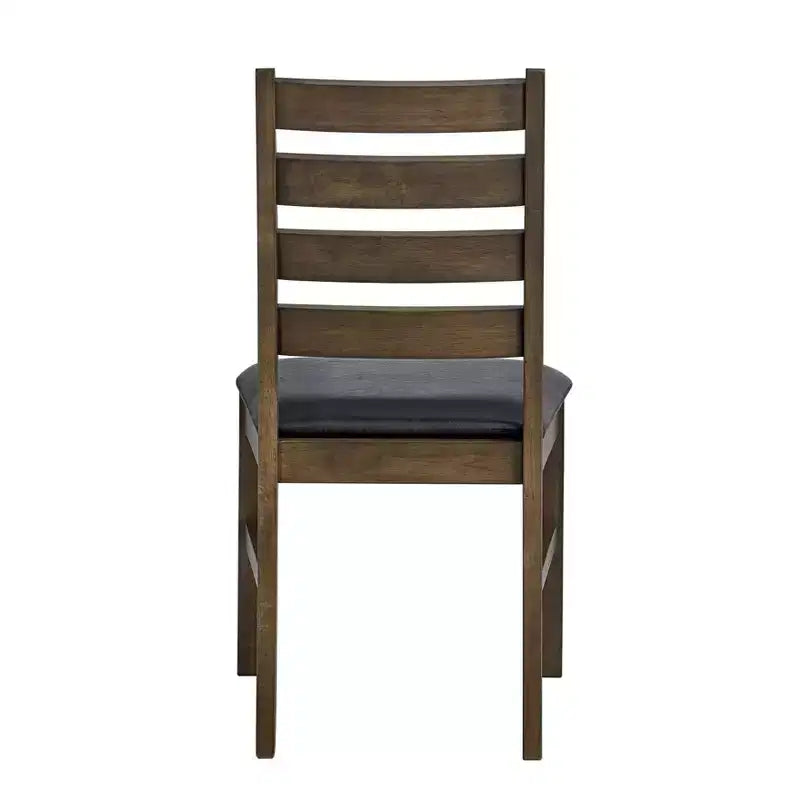 Ensemble de salle à manger 3 pièces Xelina en bois d'hévéa rustique avec table à abattants et chaises rembourrées – Sanzelize Design