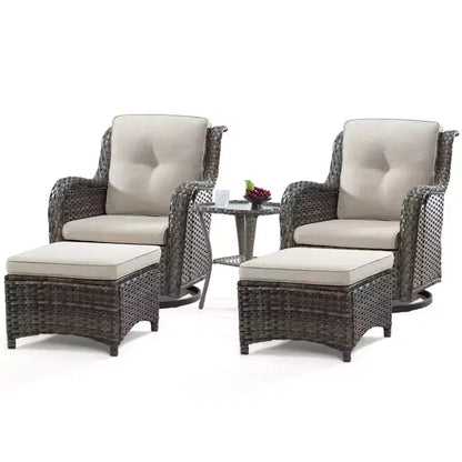Ensemble de sièges 5 pièces Osage avec coussins – Sanzelize Design