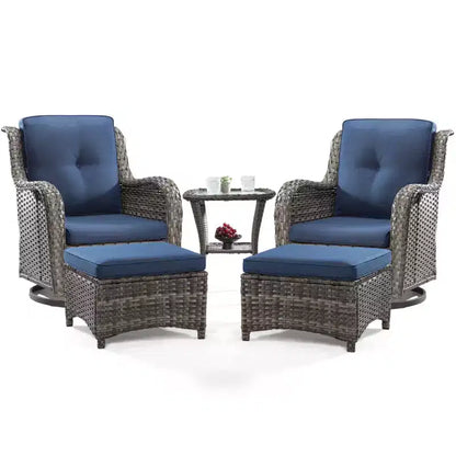 Ensemble de sièges 5 pièces Osage avec coussins – Sanzelize Design