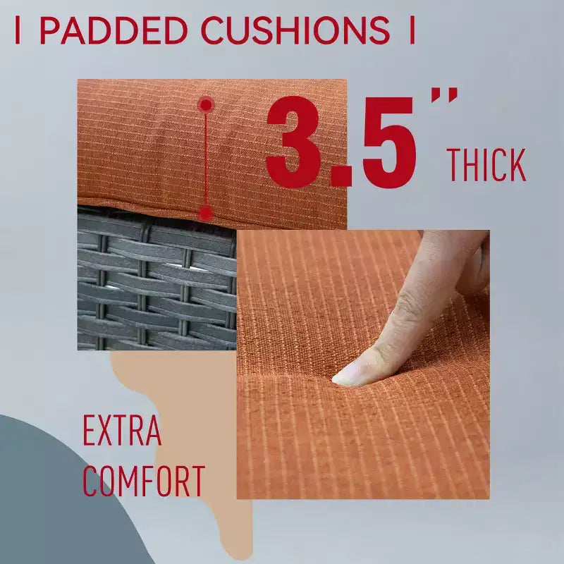 Ensemble de sièges 5 pièces Osage avec coussins – Sanzelize Design