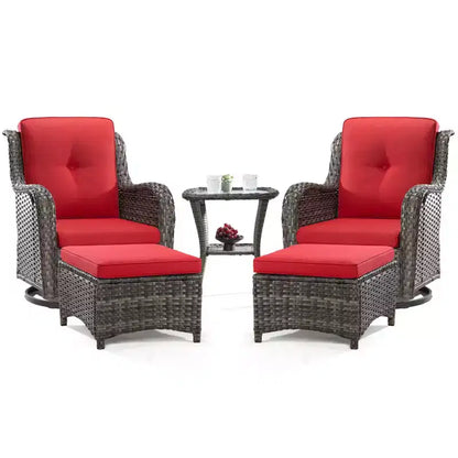 Ensemble de sièges 5 pièces Osage avec coussins – Sanzelize Design
