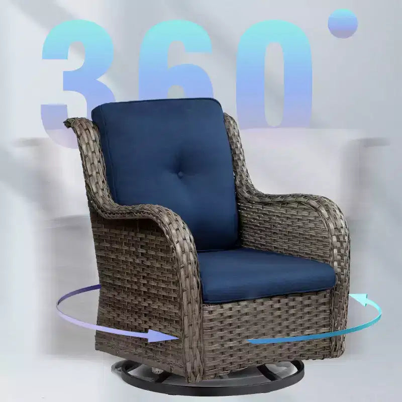 Ensemble de sièges 5 pièces Osage avec coussins – Sanzelize Design