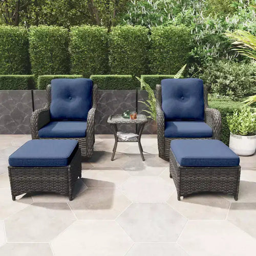 Ensemble de sièges 5 pièces Osage avec coussins – Sanzelize Design