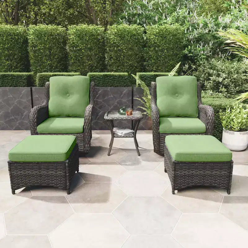 Ensemble de sièges 5 pièces Osage avec coussins – Sanzelize Design