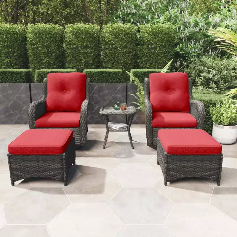 Ensemble de sièges 5 pièces Osage avec coussins – Sanzelize Design