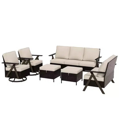 Ensemble de sièges d'extérieur Premium: canapé 3 places, double méridienne – Sanzelize Design