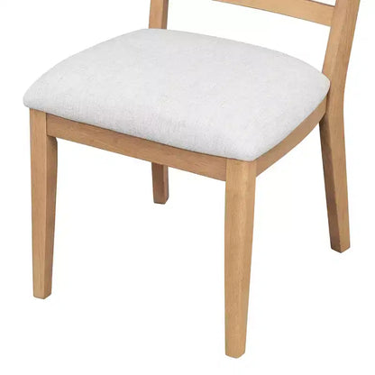 Ensemble de salle à manger rond extensible de ferme pour 4 personnes, table de cuisine ronde en bois avec rallonge – Sanzelize Design