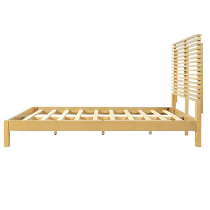 Ensemble de chambre Joy moderne 3 pièces en bois avec tête de lit et 2 tables de nuit – Sanzelize Design