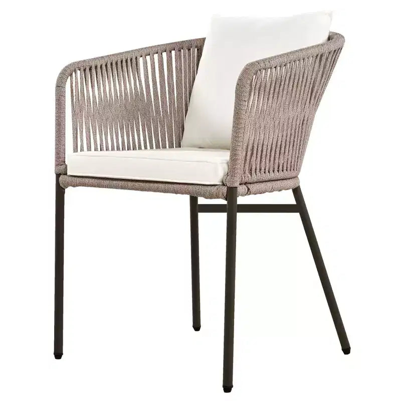 Ensemble de salle à manger d'extérieur 7 pièces avec plateau de table en bois d'acacia – Sanzelize Design