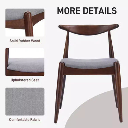 Ensemble de salle à manger minimaliste en bois pour 4 personnes – Sanzelize Design