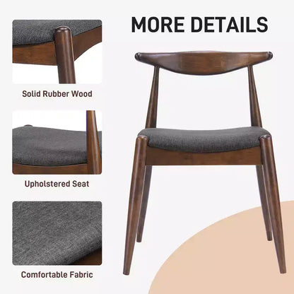 Ensemble de salle à manger minimaliste en bois pour 4 personnes – Sanzelize Design