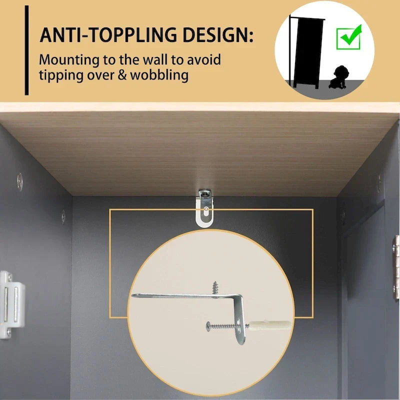 Meuble de Rangement Salle de Bain sur Pied avec 4 Tiroirs – Sanzelize Design