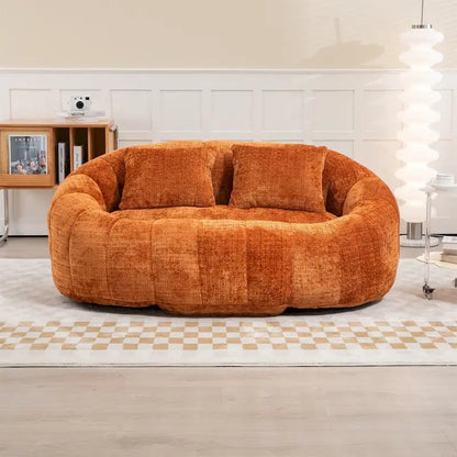 Fauteuil poire paresseux en chenille – Sanzelize Design