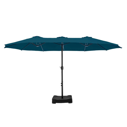 Grand Parasol Double Face de 4,5 m avec Base Incluse pour terrasse – Sanzelize Design
