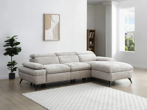 Canapé d'angle - Beige – Sanzelize Design