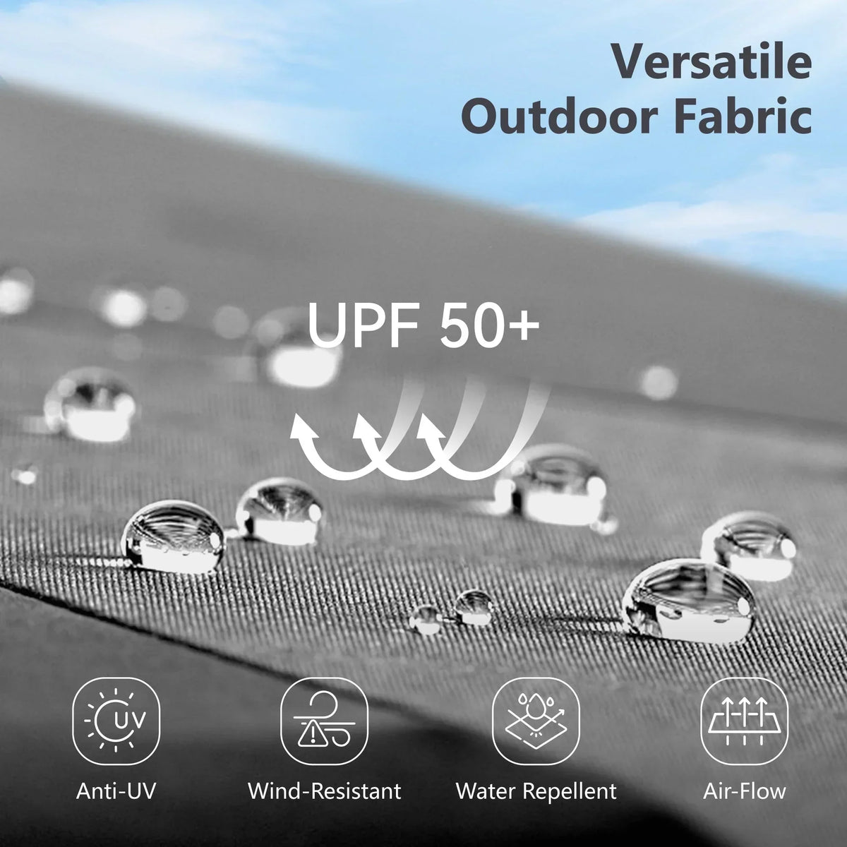 Grand Parasol Double Face de 4,5 m avec Base Incluse pour terrasse – Sanzelize Design
