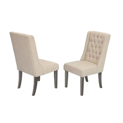 Ensemble de salle à manger extensible gris rustique 9 pièces – Sanzelize Design