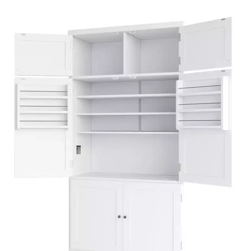 Grand meuble de garde-manger de cuisine avec prises électriques – Sanzelize Design
