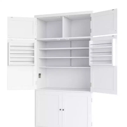 Grand meuble de garde-manger de cuisine avec prises électriques – Sanzelize Design