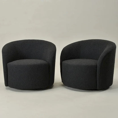 Fauteuil pivotant rembourré de 86 cm de large (lot de 2) – Sanzelize Design