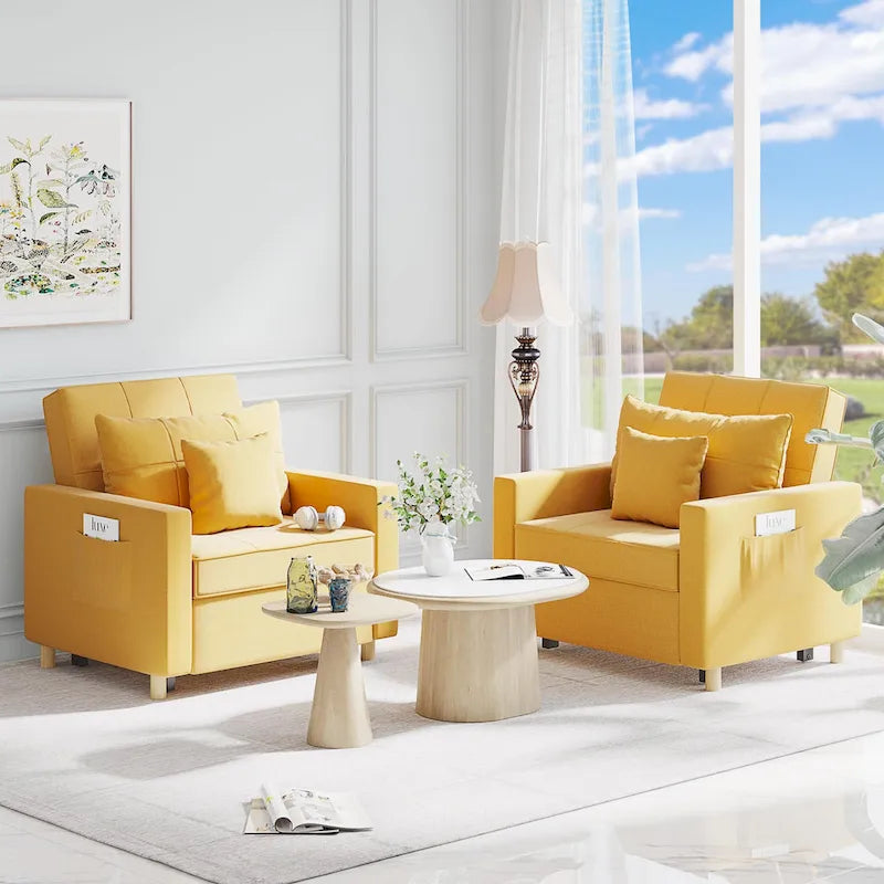 Fauteuil convertible 3-en-1, plusieurs coloris, une place – Sanzelize Design