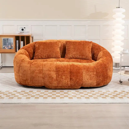 Fauteuil poire paresseux en chenille – Sanzelize Design