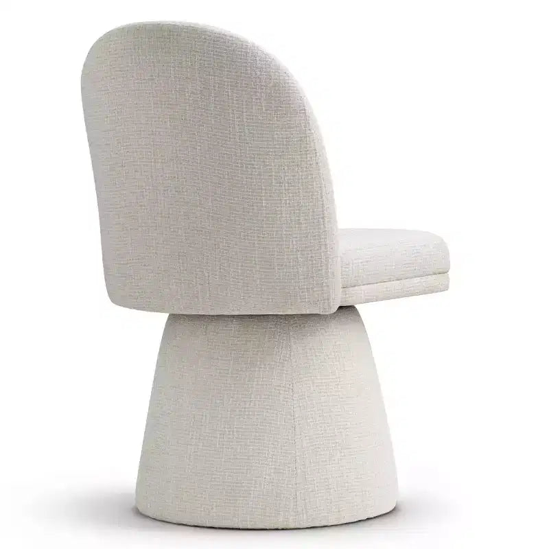 Lot de 6 chaises de salle à manger modernes sans accoudoirs, pivotantes à 360°, avec piétement tulipe – Sanzelize Design