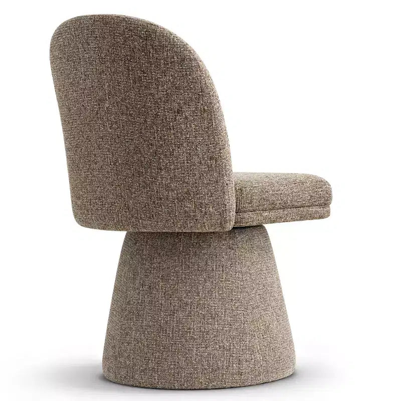 Lot de 6 chaises de salle à manger modernes sans accoudoirs, pivotantes à 360°, avec piétement tulipe – Sanzelize Design