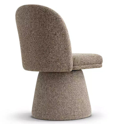 Lot de 6 chaises de salle à manger modernes sans accoudoirs, pivotantes à 360°, avec piétement tulipe – Sanzelize Design