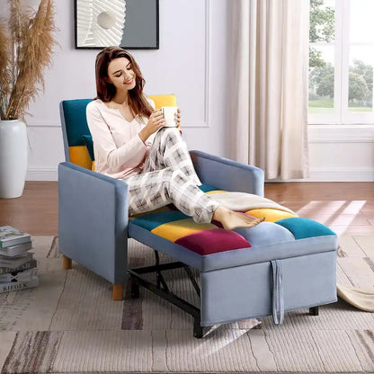 Canapé-Lit Convertible une Place avec Oreiller – Sanzelize Design