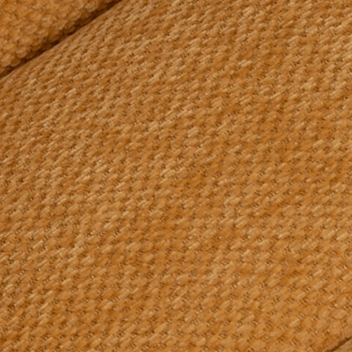 Fauteuil pivotant d'appoint en tissu chenille tufté jaune – Sanzelize Design