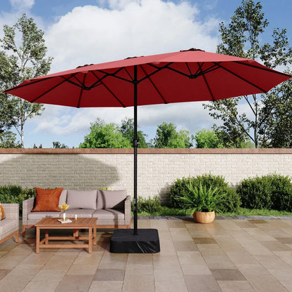 Grand Parasol Double Face de 4,5 m avec Base Incluse pour terrasse – Sanzelize Design