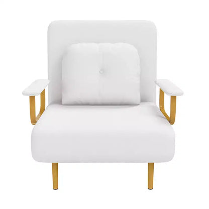 Canapé-lit pliant 3-en-1 convertible en fauteuil - Dossier réglable sur 5 positions avec oreiller – Sanzelize Design