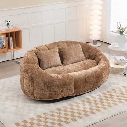 Fauteuil poire paresseux en chenille – Sanzelize Design