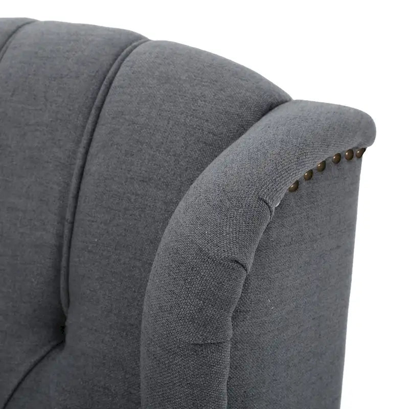 Fauteuils inclinables en tissu touffeté Walter (lot de 2) – Sanzelize Design